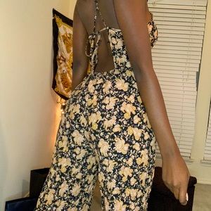 Blush & gold jumpsuit